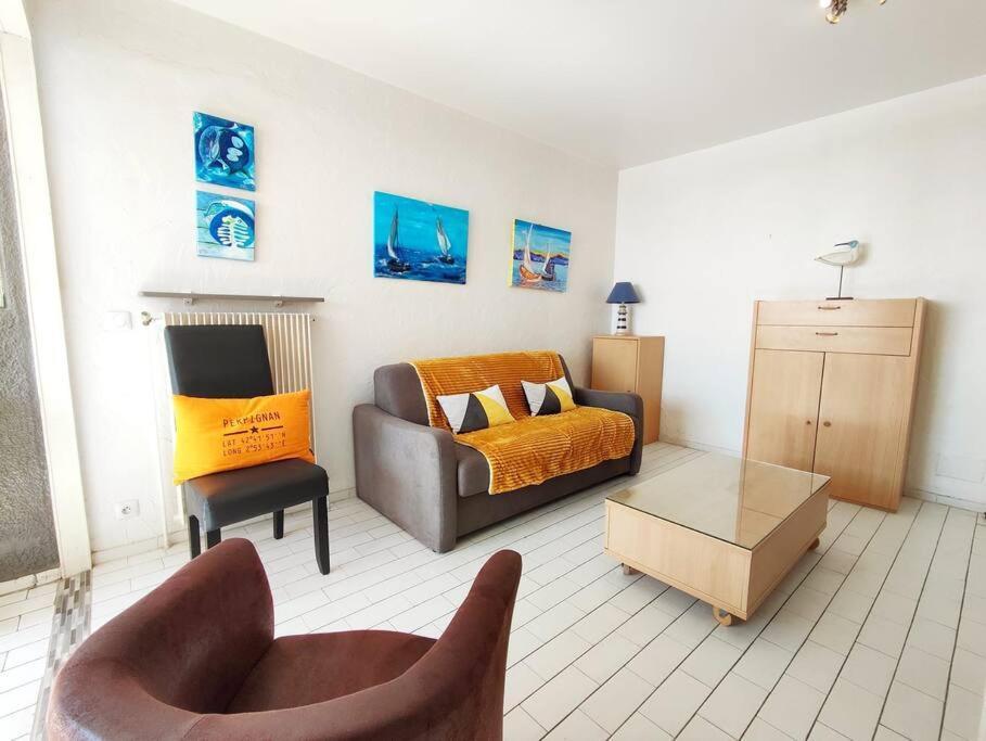Magnifique Vue Mer Avec Une Chambre - Nouria 55 - Canet-en-Roussillon Buitenkant foto